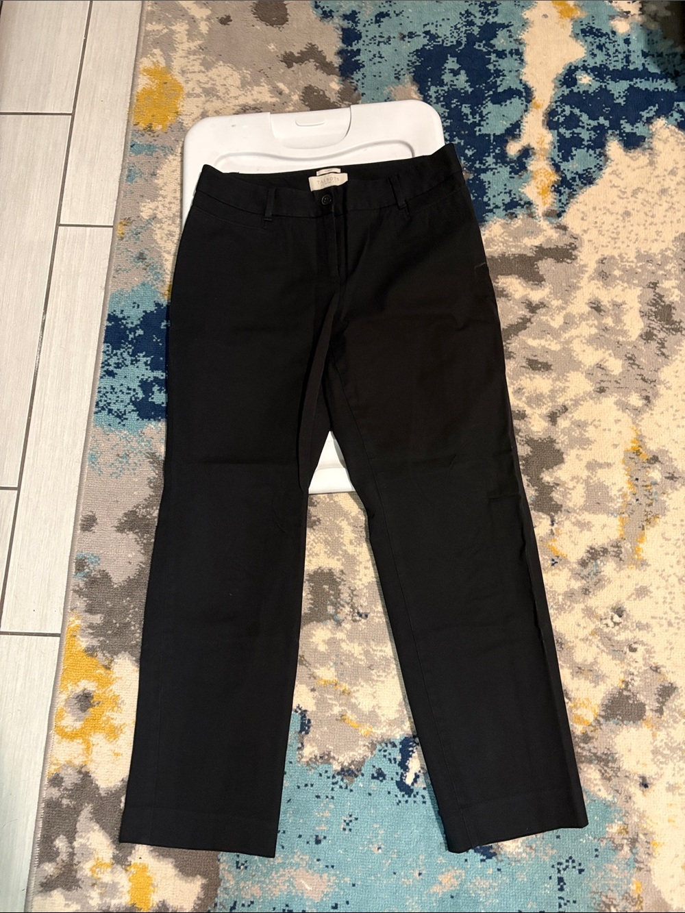Talbots Black Cropped Straight-Leg Women's Pants